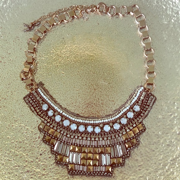 Chico's Jewelry - CHICO’s BEADED BIB NECKLACE